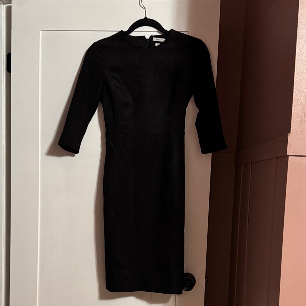 Babaton Elegant Black Long Sleeve Dress